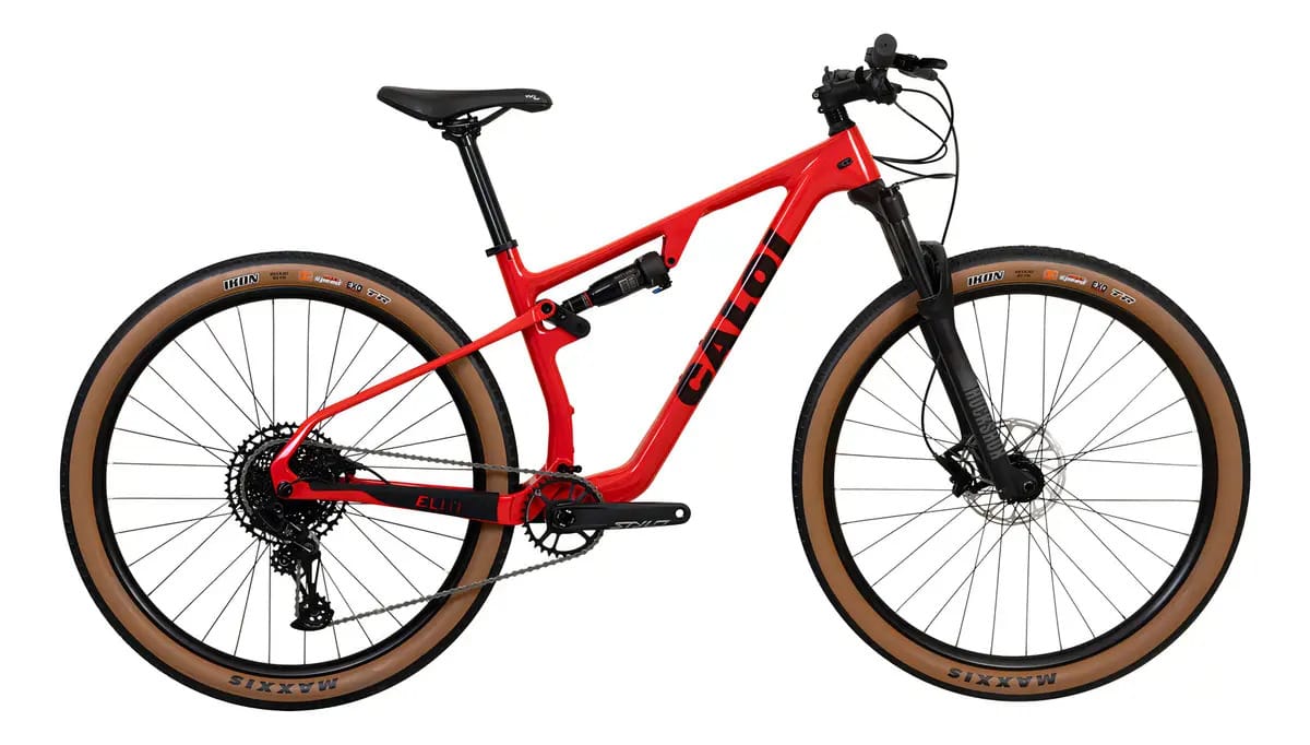 Bicicleta Caloi Mtb Elite Fs Nx Sram 12v Aro 29 Cor Vermelho Tamanho Do Quadro 15