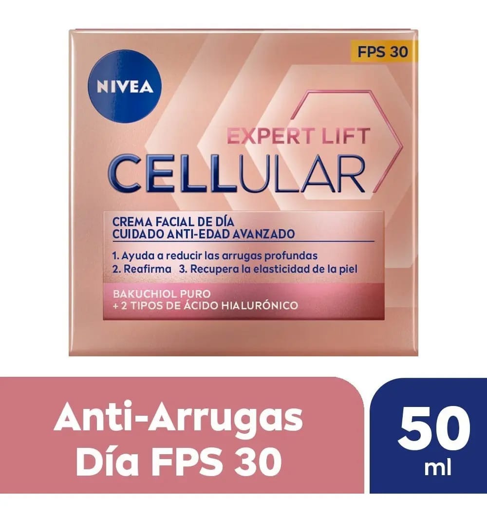 Creme de dia antienvelhecimento Nivea Cellular Expert Lift Fps 30 50ml Tipo de pele Todos os tipos de pele