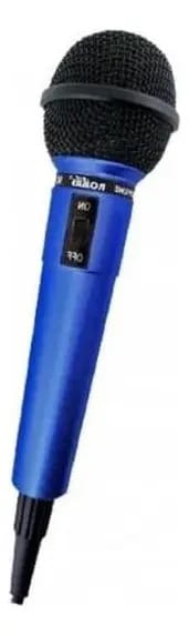 Microfone unidirecional dinâmico Romms Blue