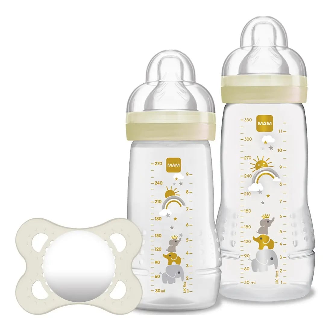 Mamadeira Mam Easy Active 270ml E 330ml + Chupeta Neutra