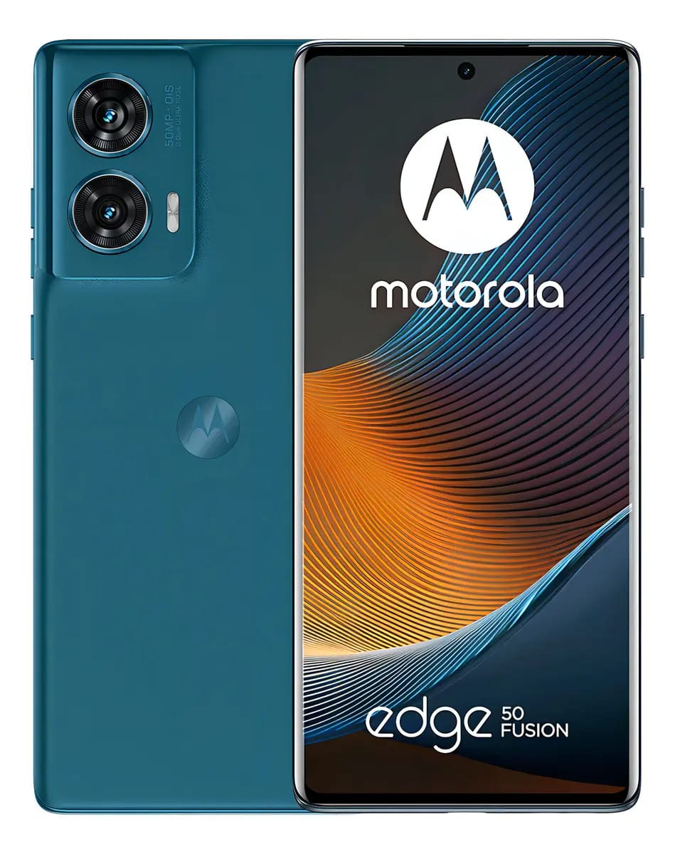 Celular Motorola Moto Edge Fusion 8+256 Gb azul verde