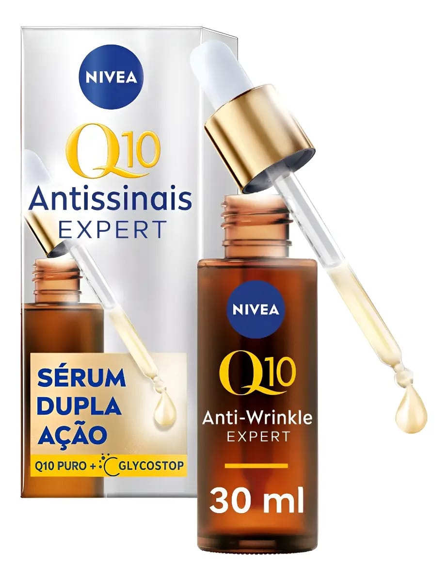 Nivea Q10 Sérum Glycostop Antissinais Expert Dupla Ação 30ml Todo Tipo De Pele Dia/noite