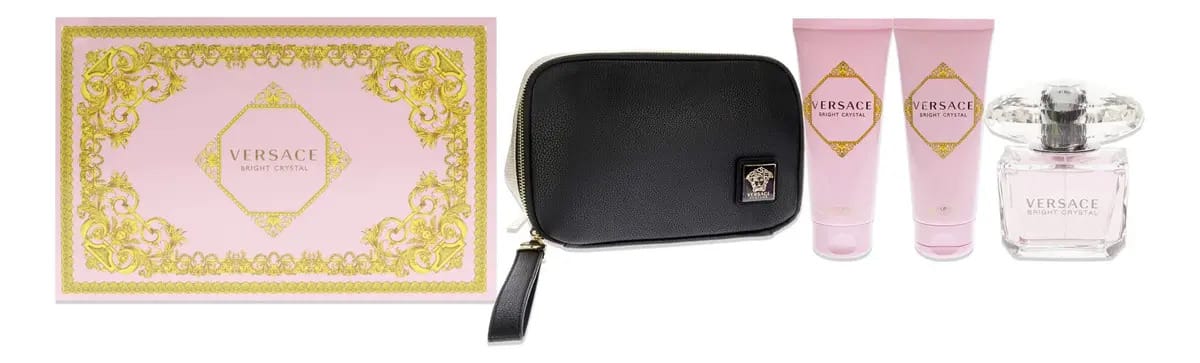 Perfume Versace Bright Crystal Edt 90ml Spray + 100ml