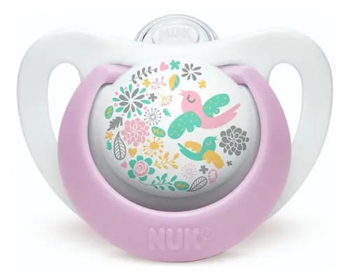 Chupeta Nuk Genius Design Girl Tam. 2 (6m+) Cor Rosa Período De Idade 6-18m