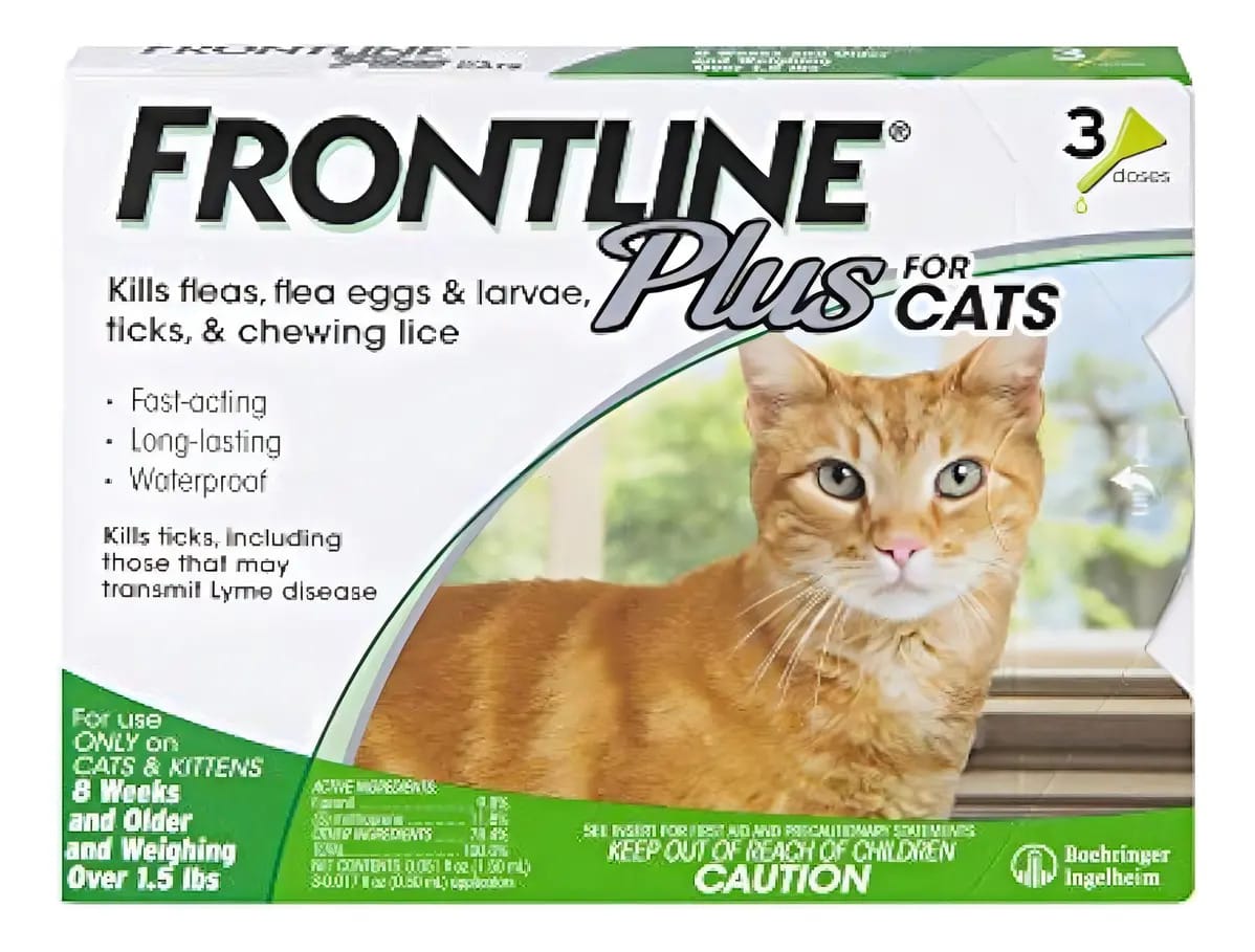 Frontline Plus para gatos e gatinhos (1,5 libras ou mais)