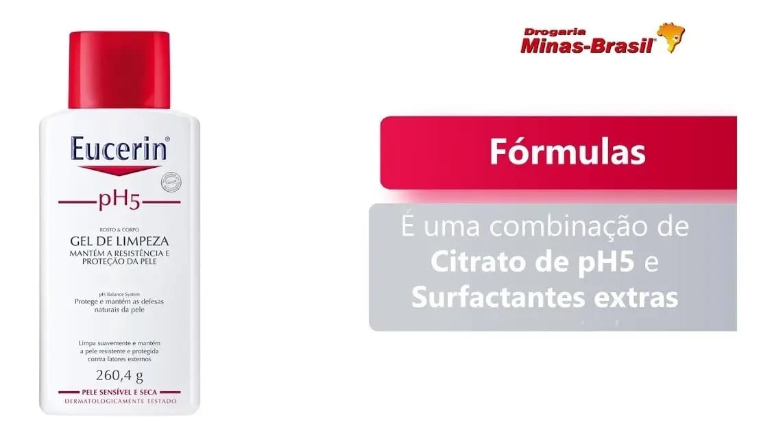 Gel De Limpeza Eucerin Ph5 Com 260ml Full
