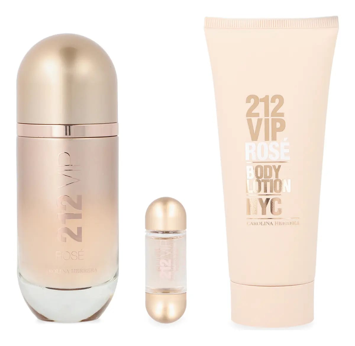 Carolina Herrera Set 212 Vip Rose 3Pzs 80ml