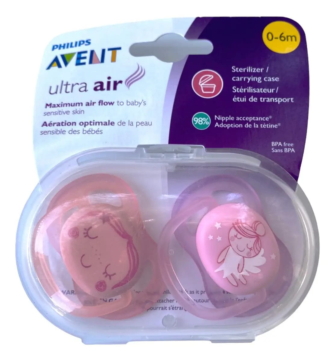 2x Cupons Philips Avent Ultra Air Estuche 0 A 6 Meses Cor Rosa