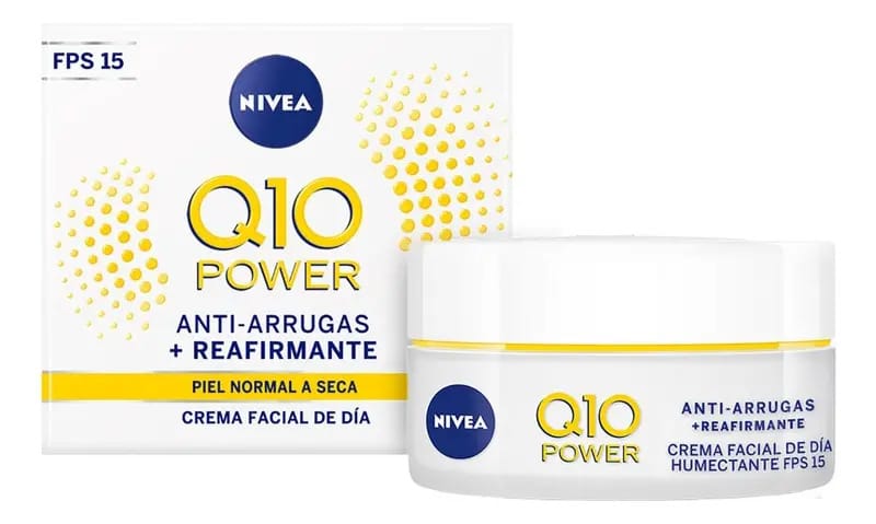 Creme facial antirrugas Nivea Q10 Power Day Spf20 50 ml Tipo de pele pele normal a seca