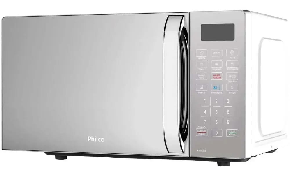Micro Ondas Philco 20 Litros 1100w Espelhado Pmo23eb
