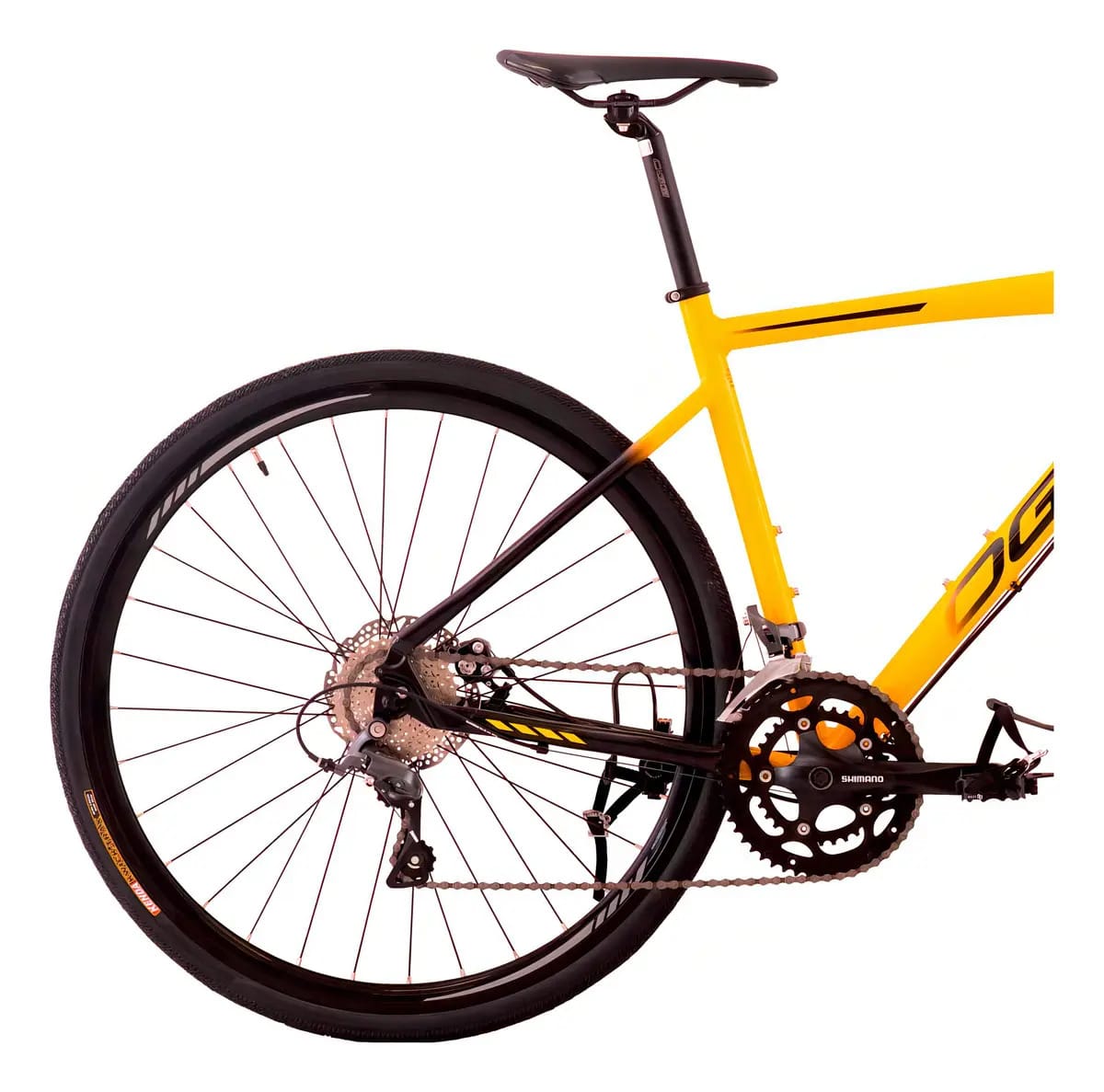 Nova Bicicleta Speed Oggi Velloce Disc Claris 16v Ano 2024 Cor Amarelo/preto/cinza
