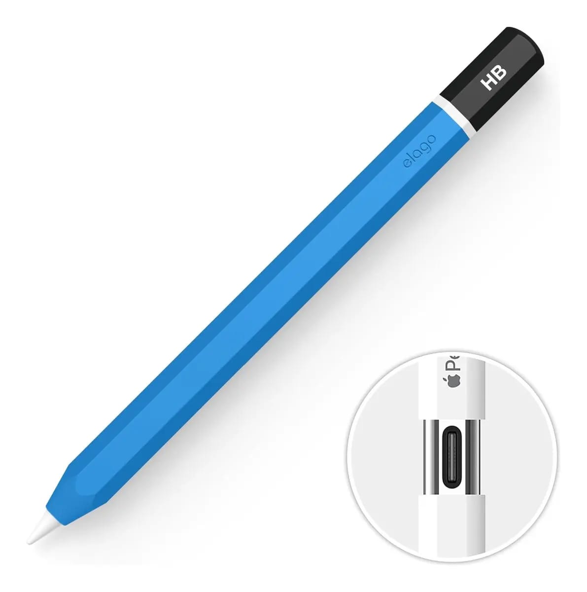 Capa Elago para Apple Pencil USB-c em azul Hb