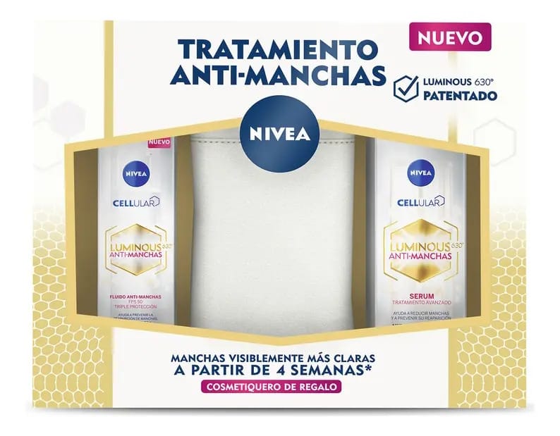 Sérum anti-manchas Nivea Cellular Luminous 630 30 ml+fluido 40 ml Tipo de pele Todos os tipos de pele