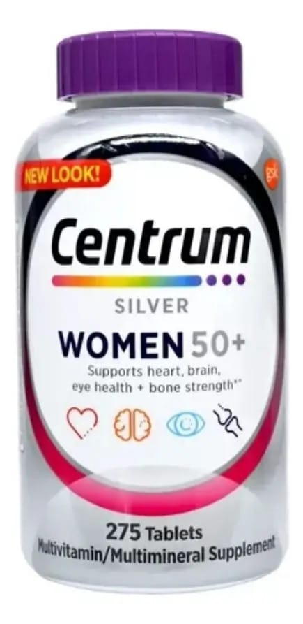 Multivitamínico Centrum Women 50+ Silver 275 Comprimidos