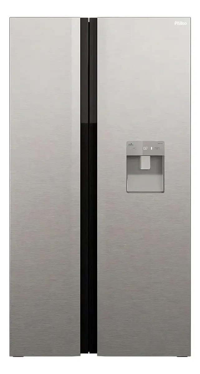 Refrigerador Side By Side Philco 486l Inox Eco Prf504id