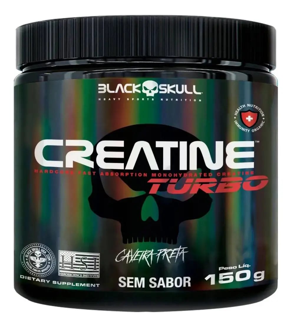 Creatina Monohidratada Black Skull Creatine Turbo 150g