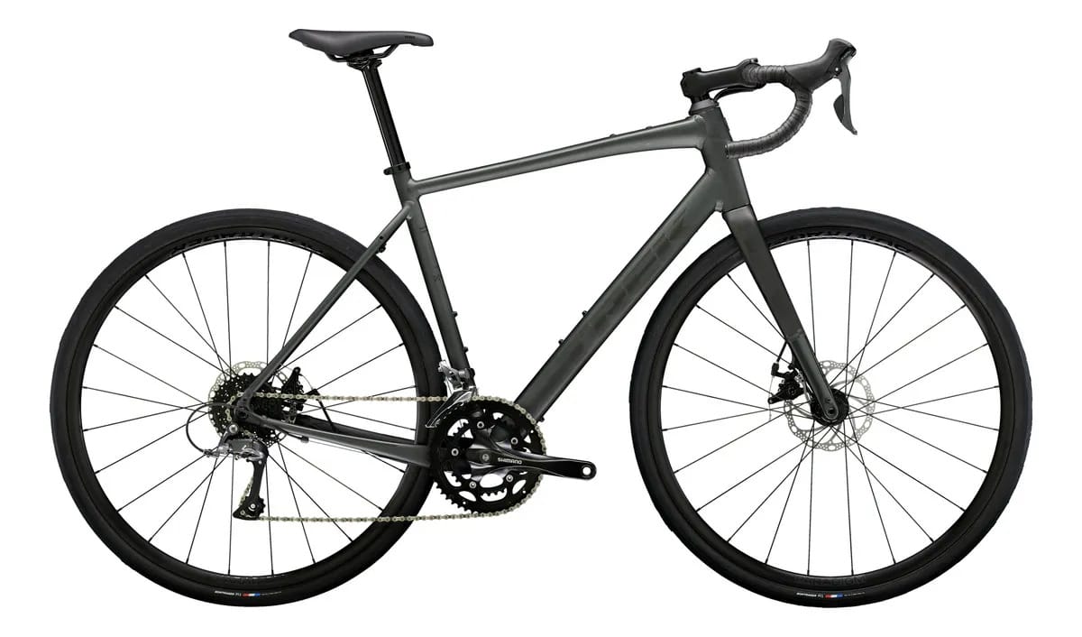 Bicicleta de estrada Trek Domane Al 2 Gen 4, cor cinza, tamanho da moldura 49 - aro 700