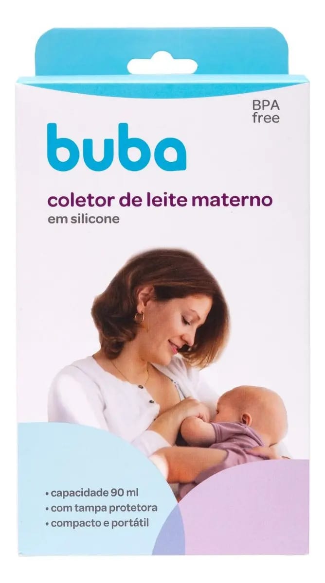 Bomba Coletor Leite Materno Manual Portátil Buba