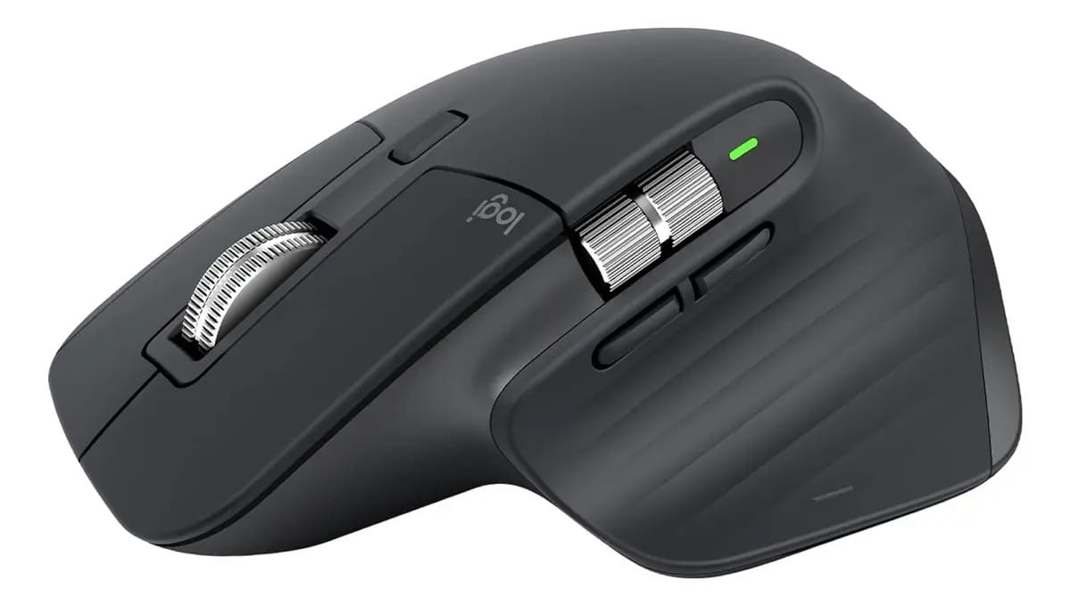 Logitech Mx Master 3s - Mouse Ergo Wireless - Grafite