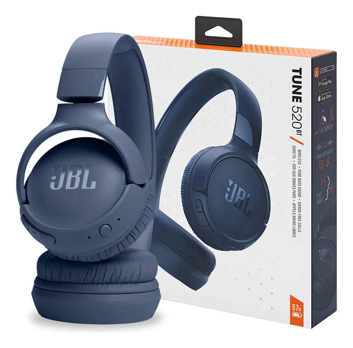 Jbl Tune 770 Headphone JBL Tune 520BT Azul