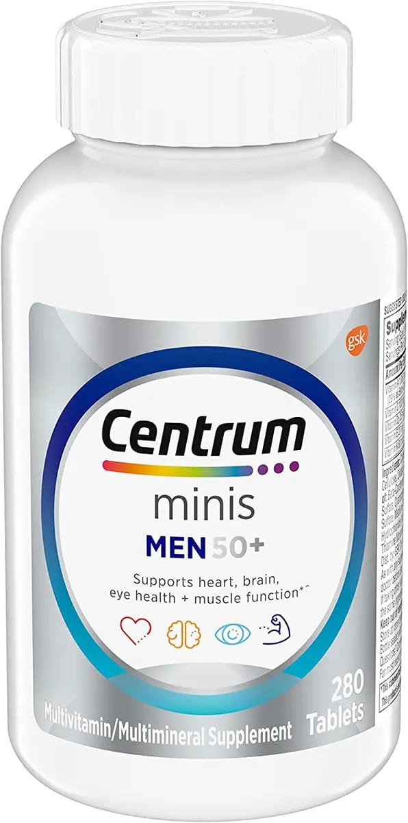 Centrum Minis Homem 50 + Multivitami-mineral - 280 Tablets