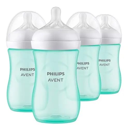Mamadeira Philips Avent Natural Baby 260ml Verde