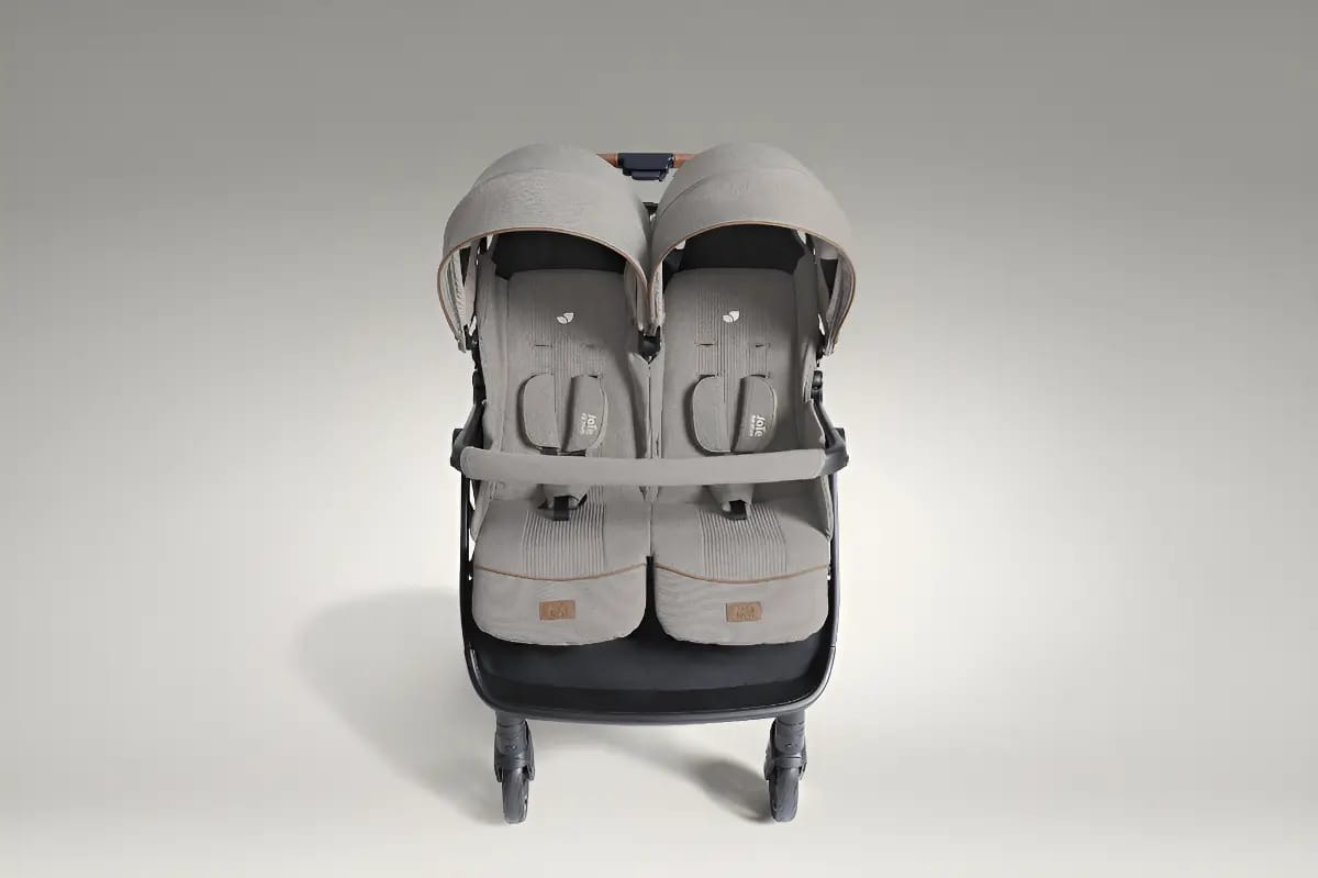Carrinho De Bebê Para Gêmeos Estrella Cinza Maple Joie
