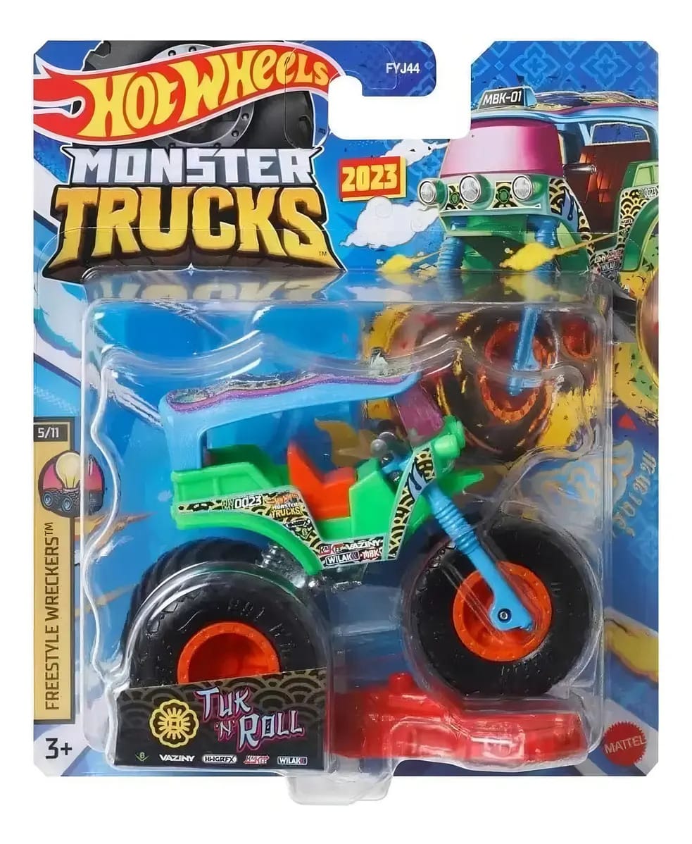 Hot Wheels Monster Trucks Tuk'n Roll - Mattel