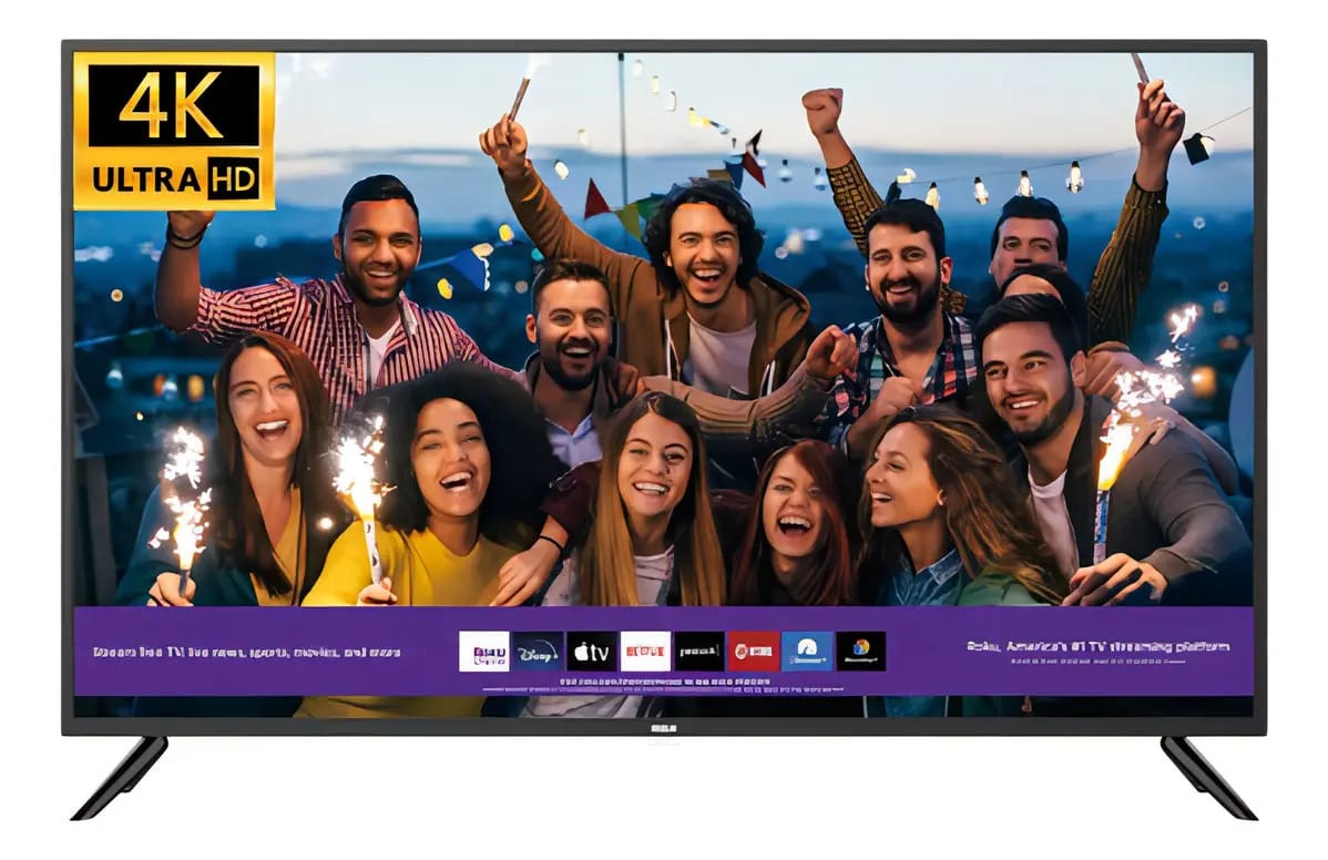 TV LED inteligente Rca 43 4k Ultra Hd 2160p Hdr Roku Rtru4327