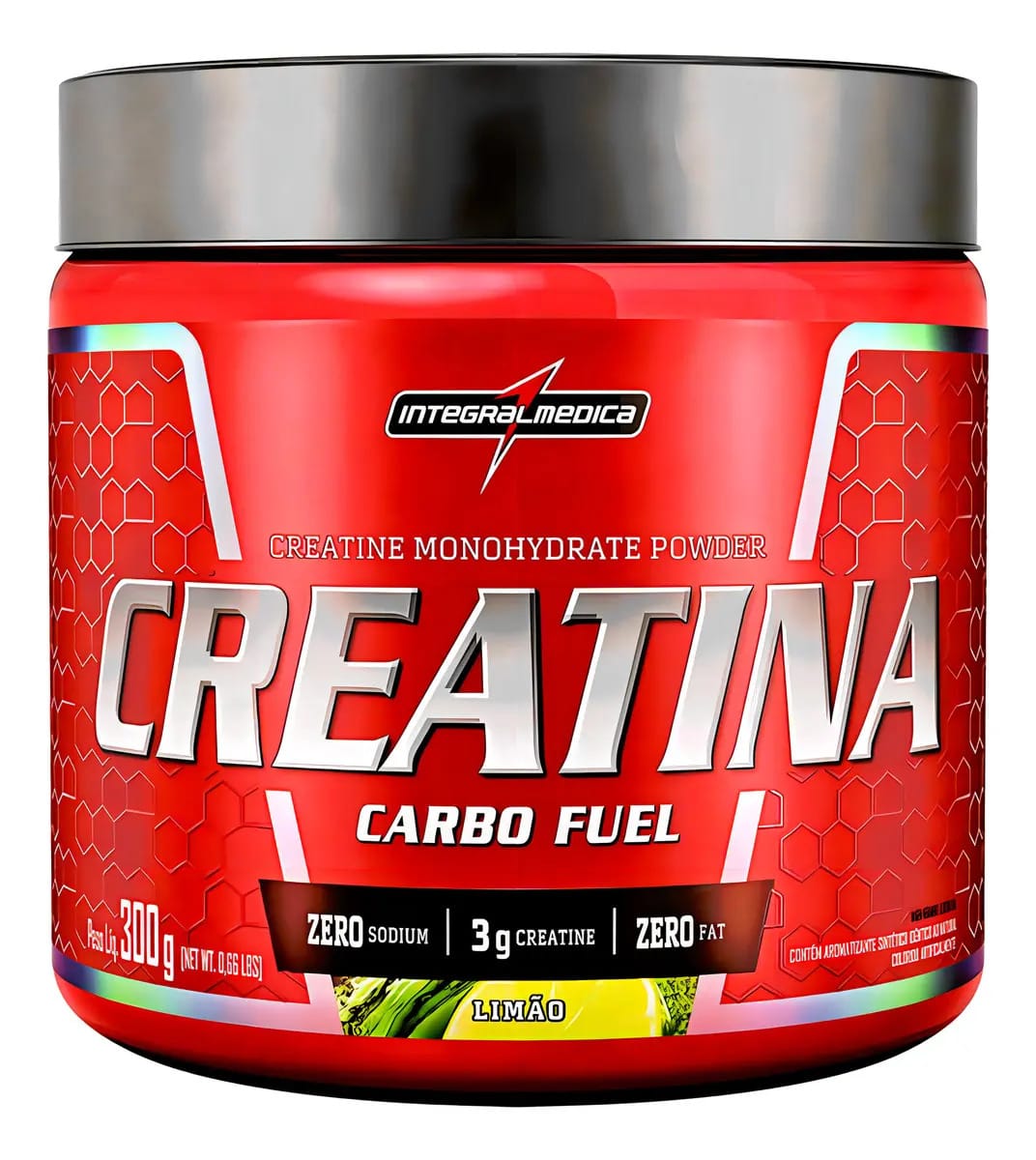 Creatina Carbo Fuel Limão 300g - Integralmedica
