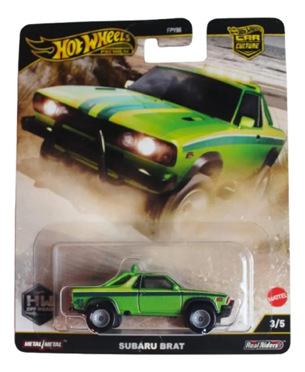 Hot Wheels Premium Subaru Brat Car Culture 2025 Verde