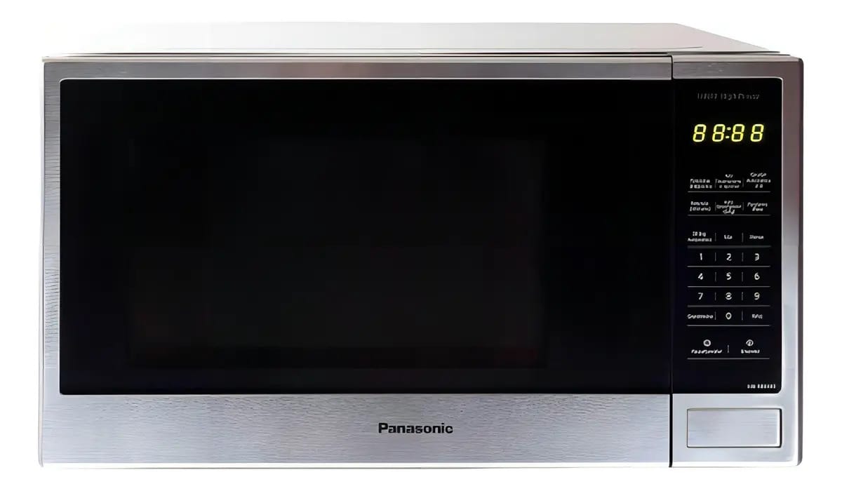 Forno de microondas Panasonic NN-SB646SRPK cinza 37L