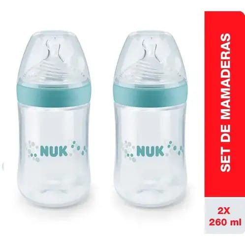 Conjunto de garrafas Nature Sense 260 ml x 2 Un. Nome do design Nuk: Nature Sense, cor verde
