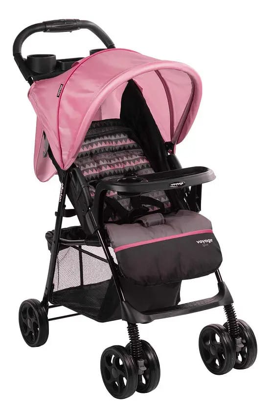 Carrinho De Bebê Spot Rosa Geo - Voyage