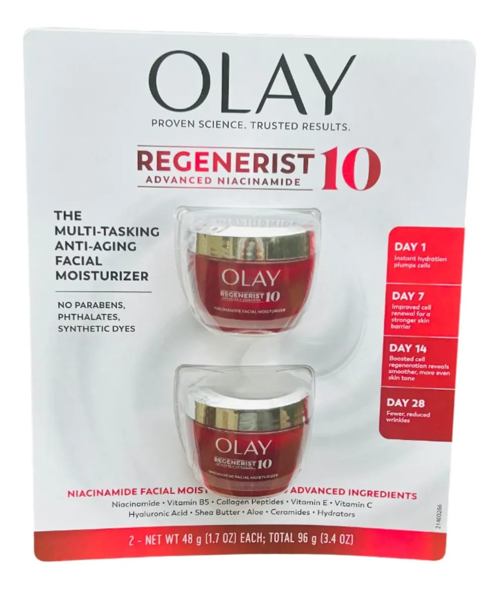 Kit 2 Cremes Olay Regenerist 10 Advanced Niacinamide 48g