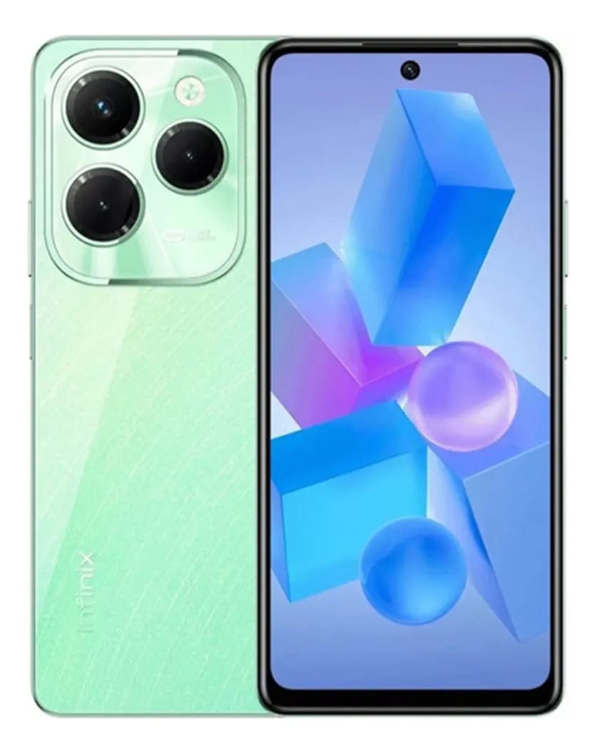 Celular verde inteligente Infinix Hot 40i Dual Sim 128gb 4gb Ram 50 Mp