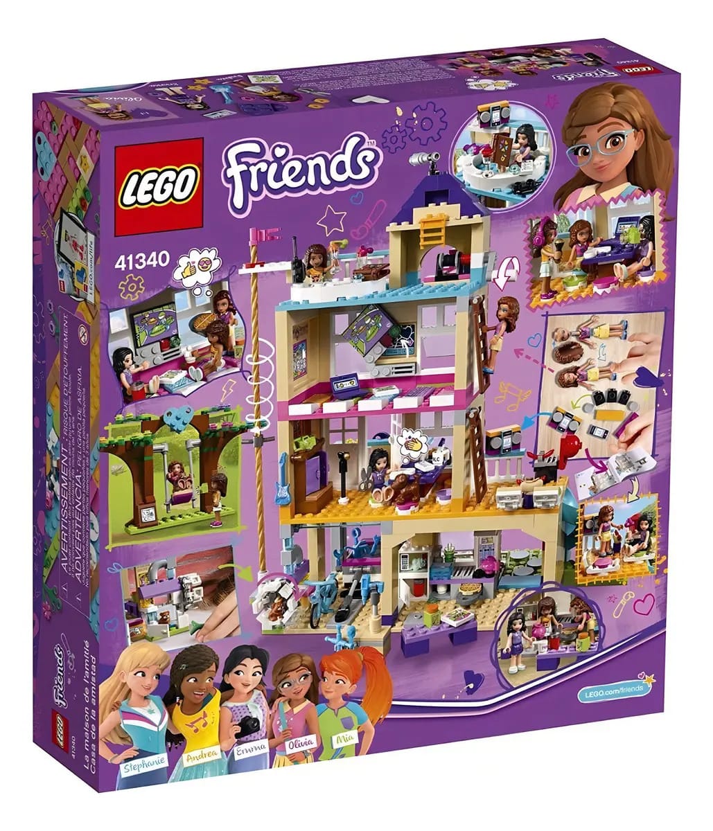 Blocos de construção Lego friends new friends 41340