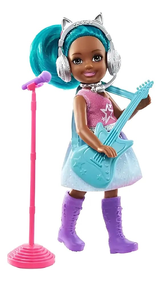 Boneca Barbie Chelsea Profissoes Rockstar Mattel Gtn86
