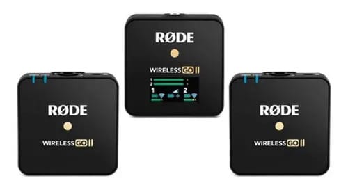 Rode Wireless Go(2) Sistema Microfone Sem Fio Duplo Compacto