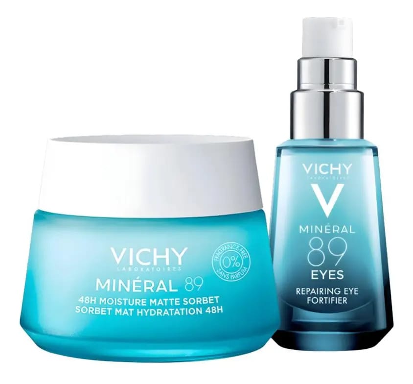 Pacote Vichy Mineral 89 Creme 50 Ml e Contorno de Olhos 15 Ml