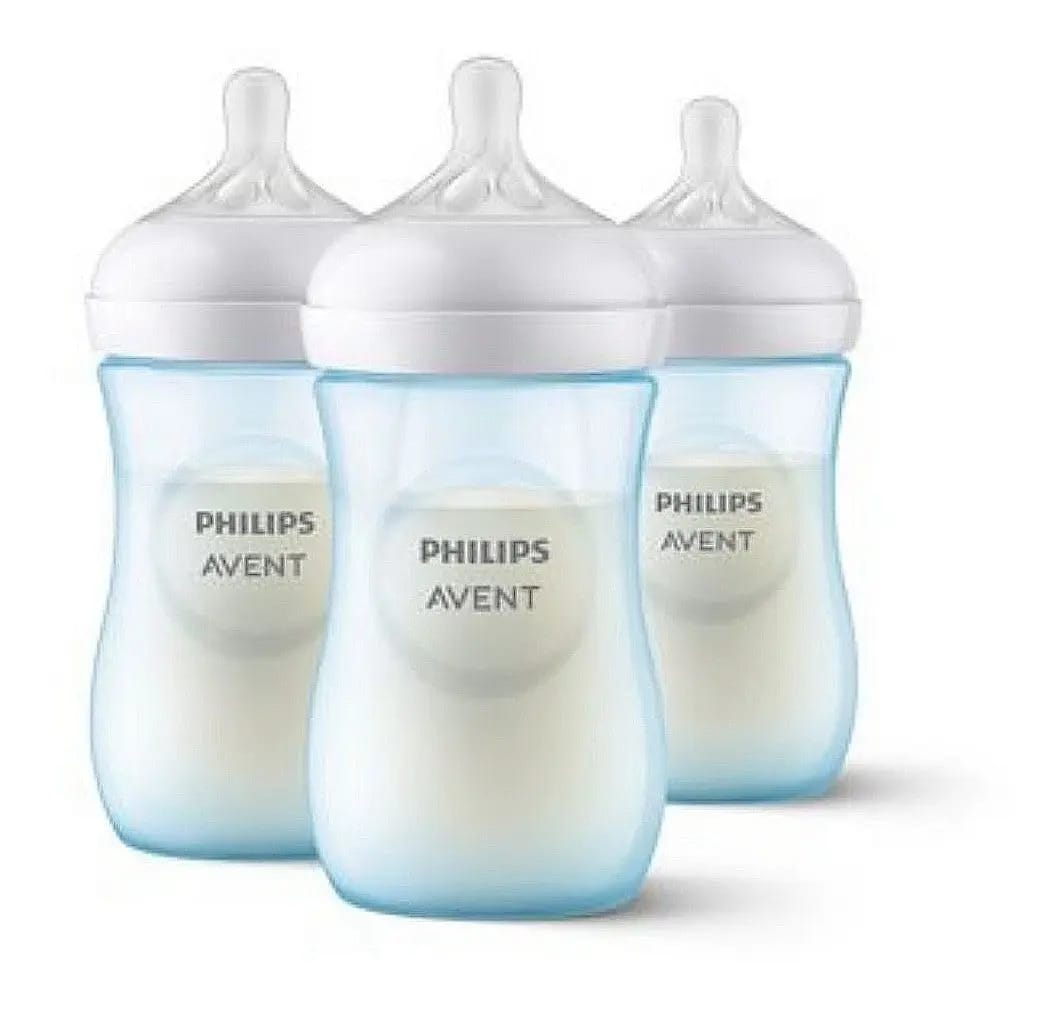 Biberones Avent Natural Response 9oz 3pz Azul
