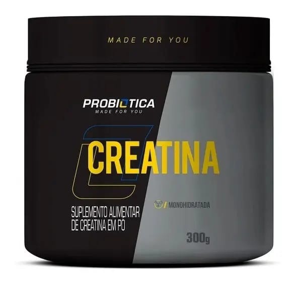 Creatina Monohidratada Probiotica - 300g Sabor Sem Sabor