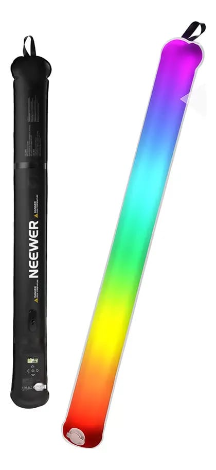 Painel de luz led Neewer 10105722 cor rgb com estrutura Preto