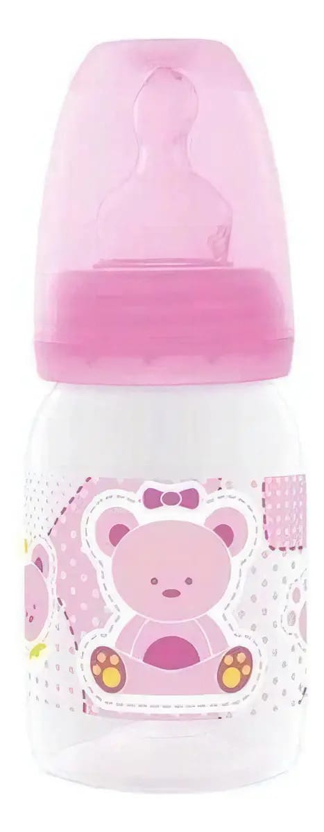 Mamadeira Lillo Primeiros Passos Rosa 120ml Lillo