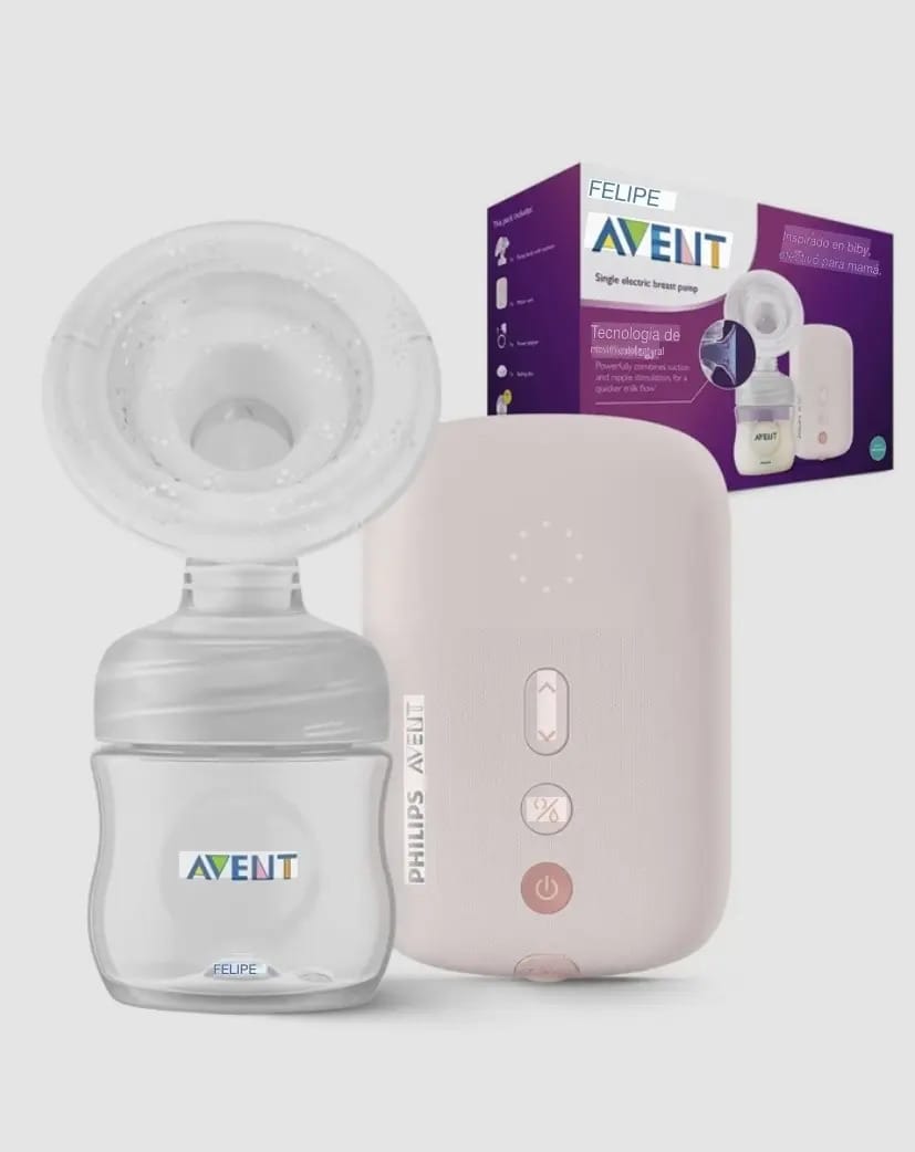 Bomba de leite Philips Avent Maternelle branca/lilás
