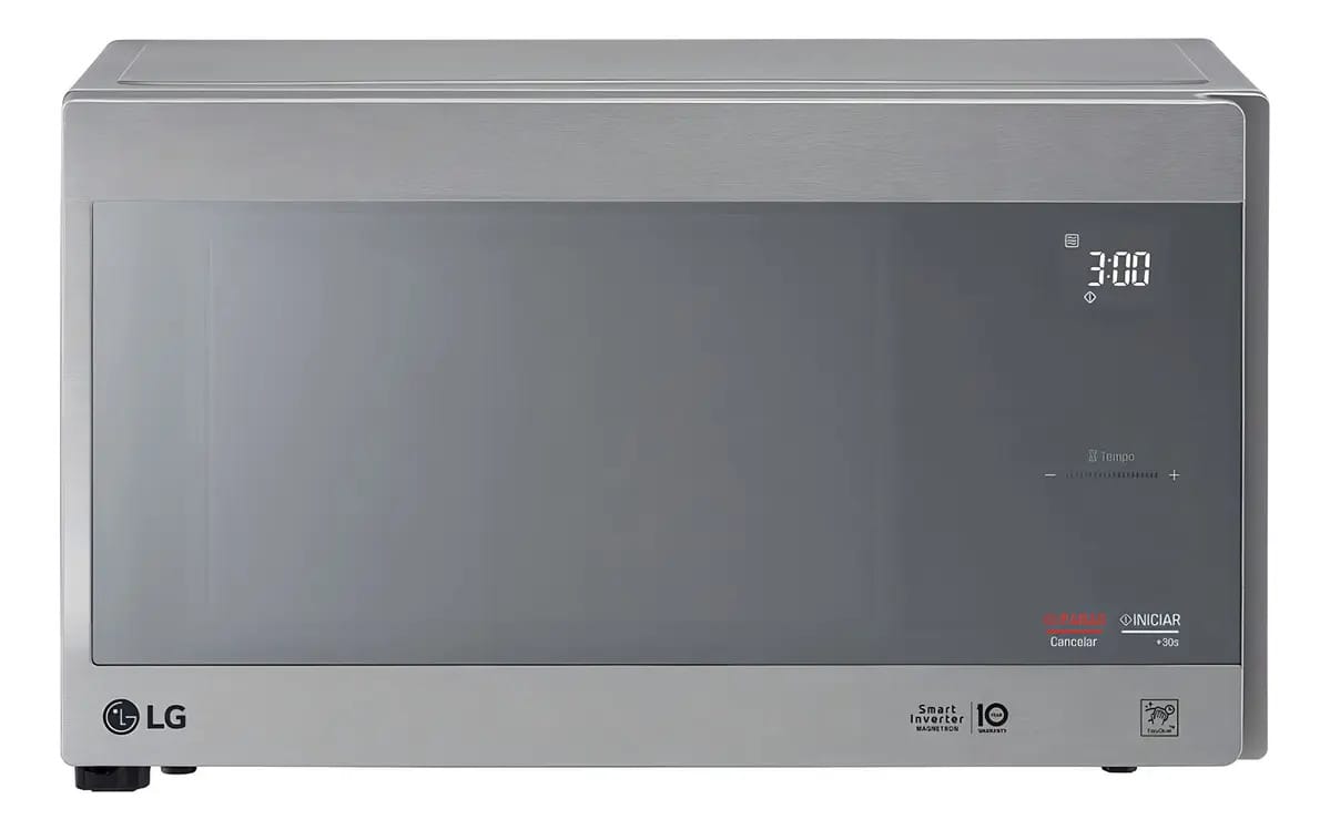 Micro-ondas Grill LG NeoChef MH8297CI Inverter aço inoxidável 42L
