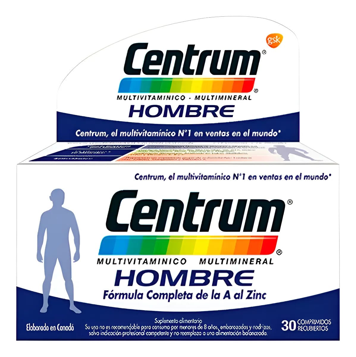 Multivitamínico Mineral Masculino Centrum 30 comprimidos