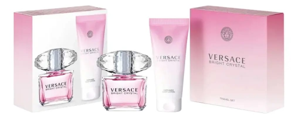 Kit Versace Bright Crystal - Edt 90ml + Loção Corporal 100ml