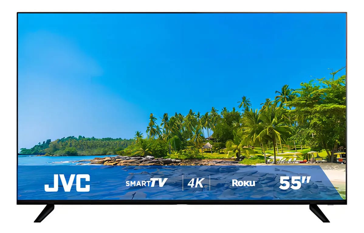 TV Daewoo Led Roku de 55 polegadas com tela 4K Ultra HD Daw55urf
