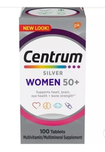 Vitaminas Centrum Silver Women 50+ Sabor sem sabor